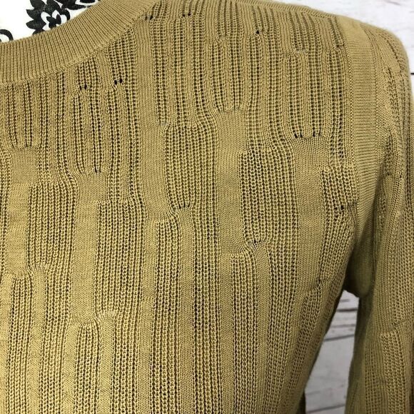 J Brand Kohler Cotton Knit Lightweight Sweater Kelp XS S - Picture 7 of 10